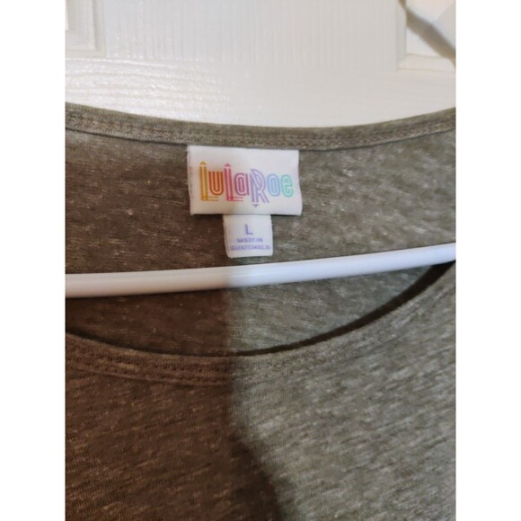 Lularoe Lot of 5 Top Shirt Size Large Short Sleeve Solid & Prints Pullover - Picture 8 of 14